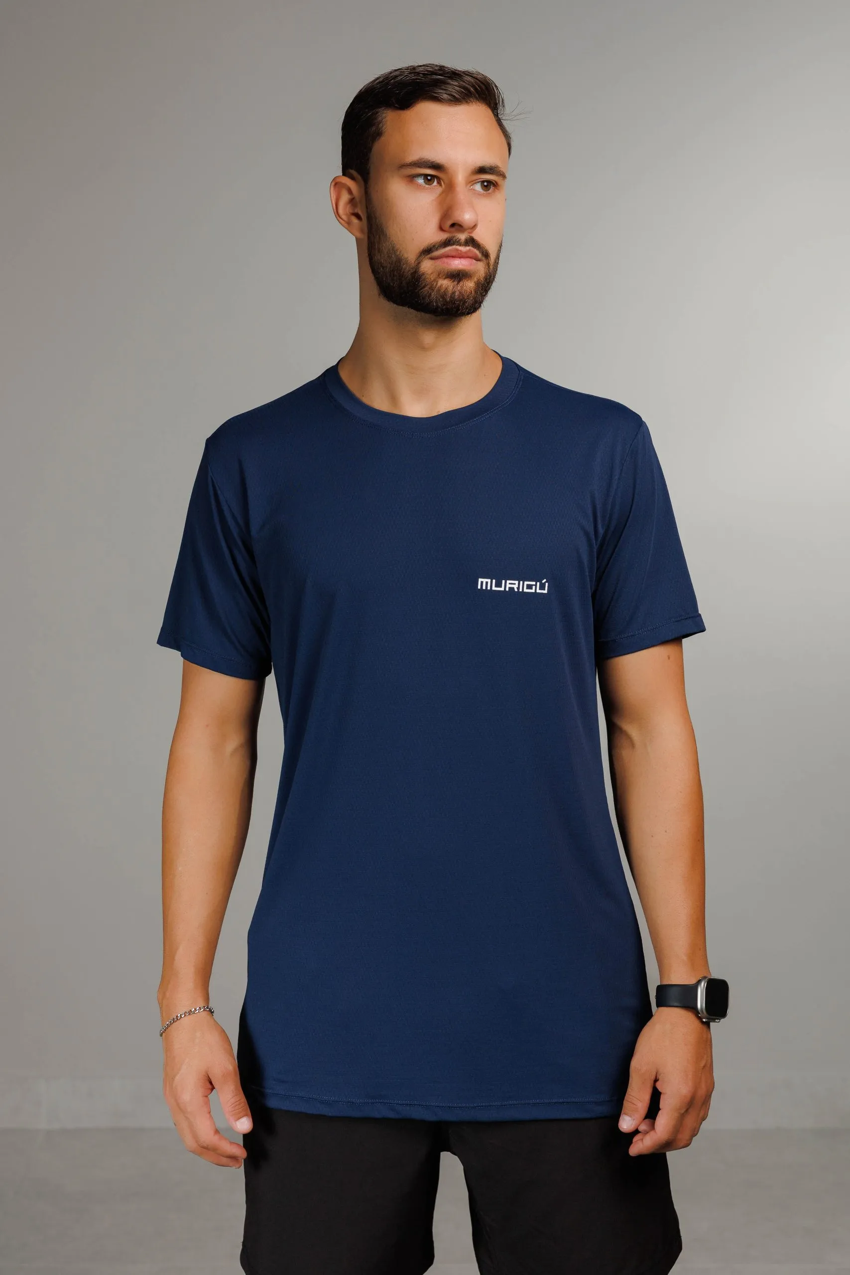 camiseta dry fit básica marinho 01