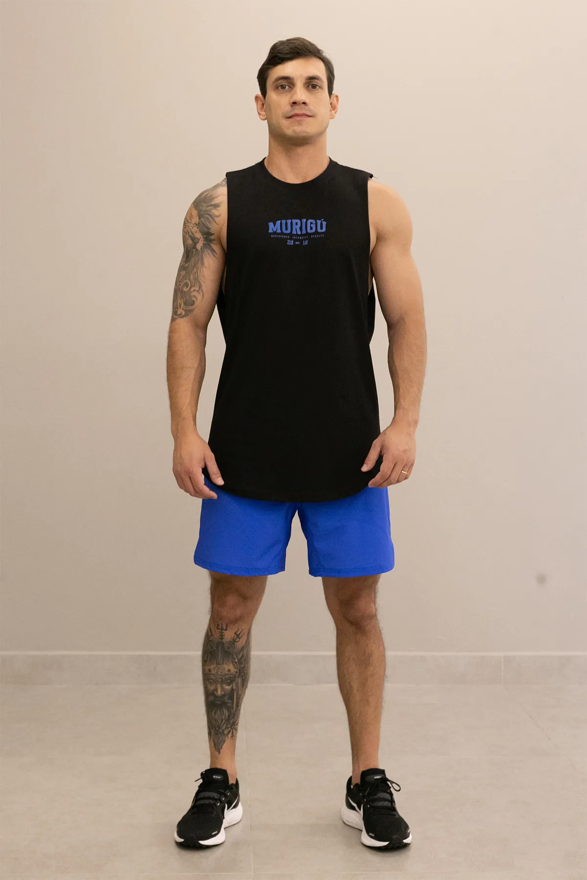 Regata de Treino Cavada Masculina Murigú Murigú Est. 2018 Preta - 02